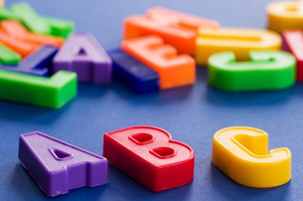 plastic letters