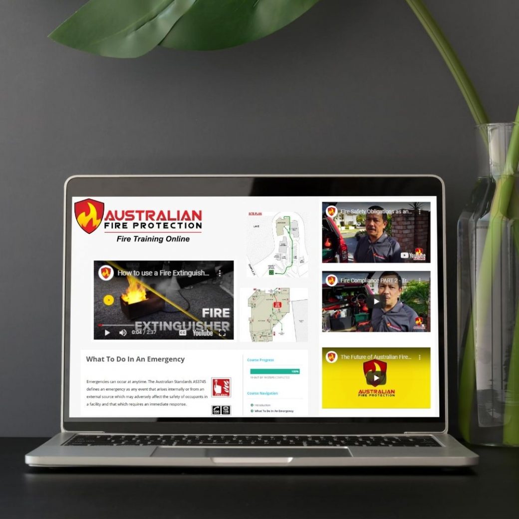 Online fire safety training