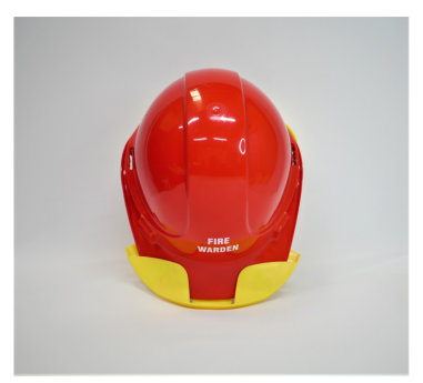 Orange Hard Hat Grip w sample