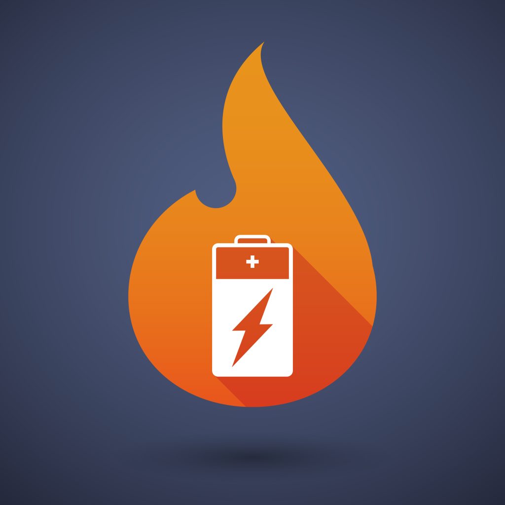 Lithium-ion battery fire